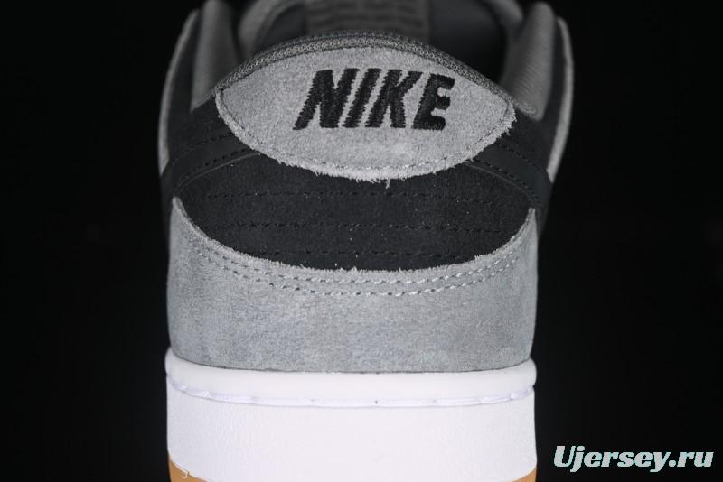 Nike SB Dunk Low Black Grey Low-Top Casual Skate Shoes - HF3063-001