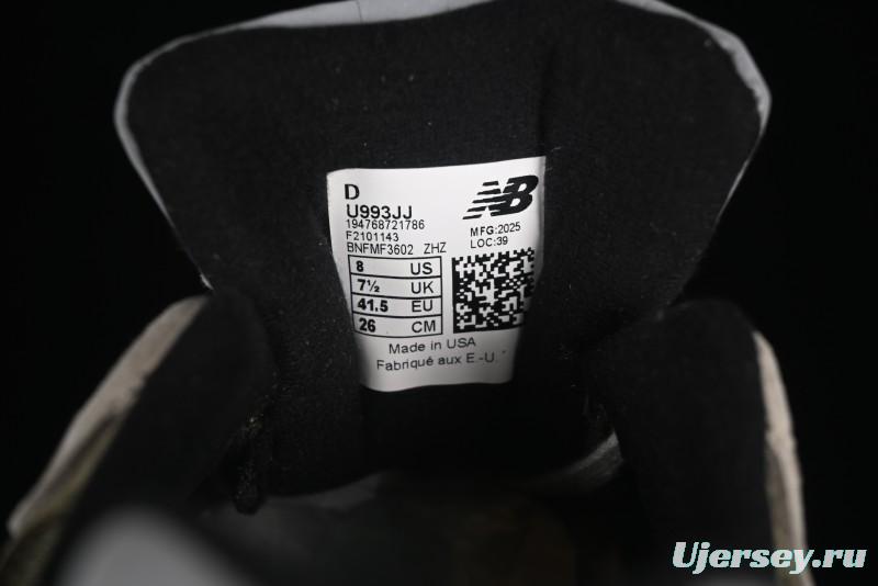 New Balance Made In USA M993 Classic Retro Running Shoes - U993JJ