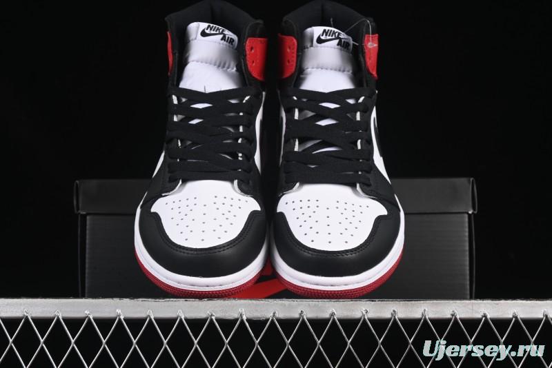 Nike Air Jordan 1 High Retro OG Basketball Shoes with Black Toe Design - 555088-125