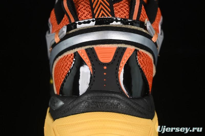 Off-White Be Right Low-Top Lifestyle Sneakers in Grey Orange - X.E5