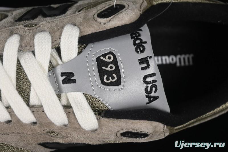 New Balance Made In USA M993 Classic Retro Running Shoes - U993JJ