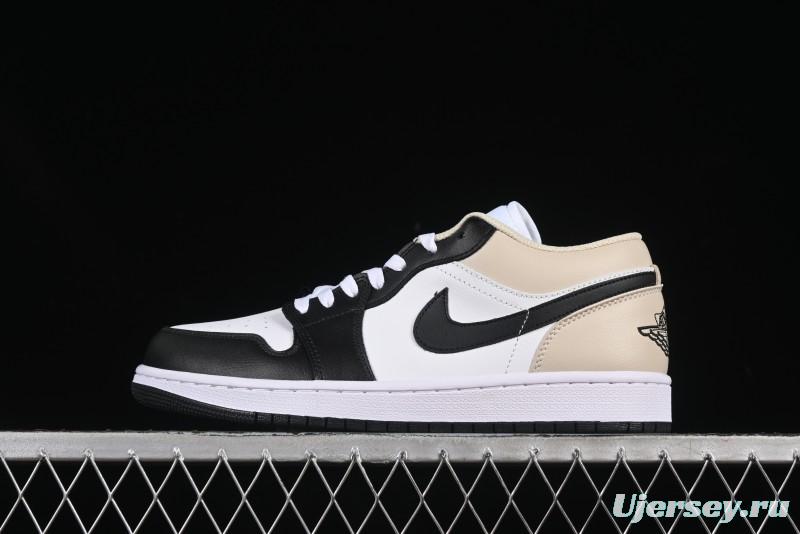 Nike Air Jordan 1 Low AJ1 Cream White Low-Top Casual Sneakers - 553558-153