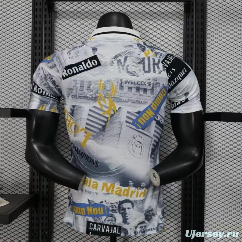 Player Version 25/26 Real Madrid Special Edition Commemorative Legendary Jersey