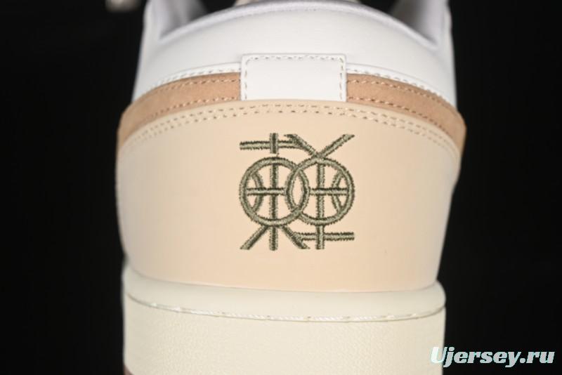 Nike Air Jordan 1 Low "Dongdan" Casual Sneakers in Coconut Milk White - IB8855-121