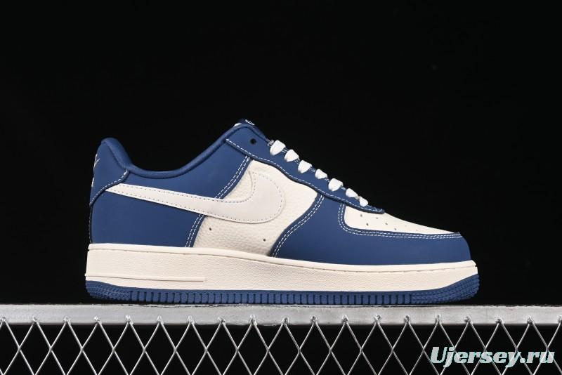 Nike Air Force 1'07 Low Gucci Collaboration Navy Blue Casual Sneakers - KK1988-085