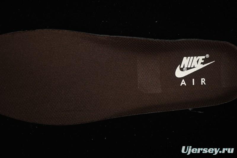 Nike Air Force 1 '07 Low BAPE Collaboration Beige Brown Graffiti Swoosh Casual Sneakers - DF0188-061