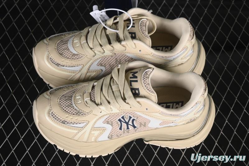 New York Yankees MLB Chunky Curve Runner Monogram Thick Sole Casual Running Shoes - 3ARNSPL5N50SAS