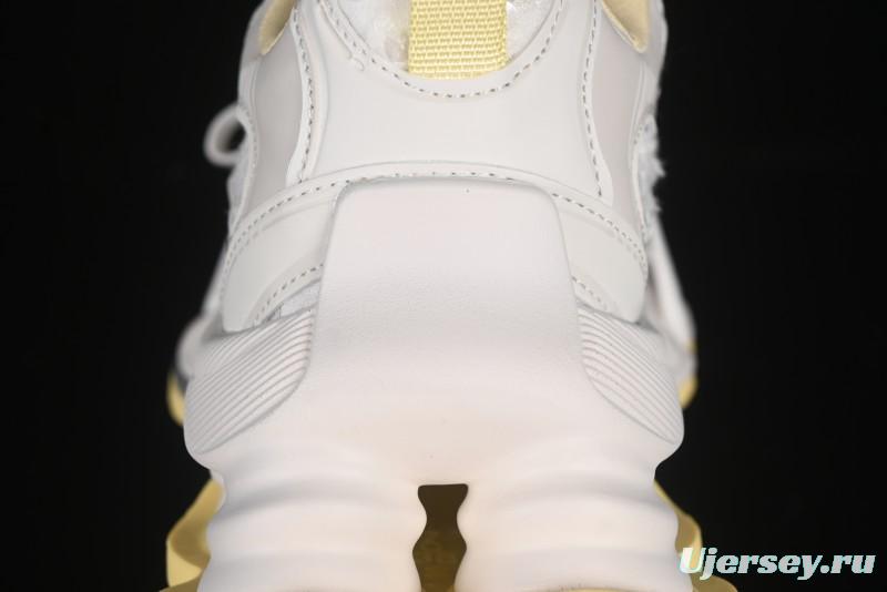 GG-CC Star Same Style Lace-up Hollow Out Dad Shoes with 5cm Height Increasing Sole - G25U9988