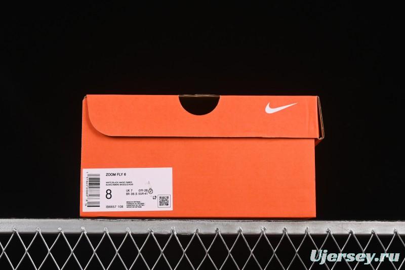 Nike Zoom Fly 6 Lightweight Running Shoes with React Foam and Carbon Fiber Plate - IB6657-108