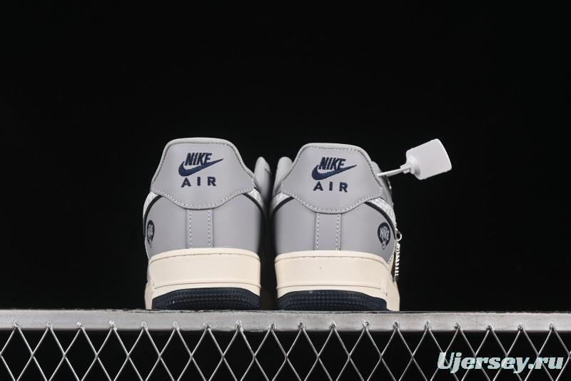 Nike Air Force 1 '07 Low Kaws Collaboration Beige Grey Casual Sneakers - KK1988-077