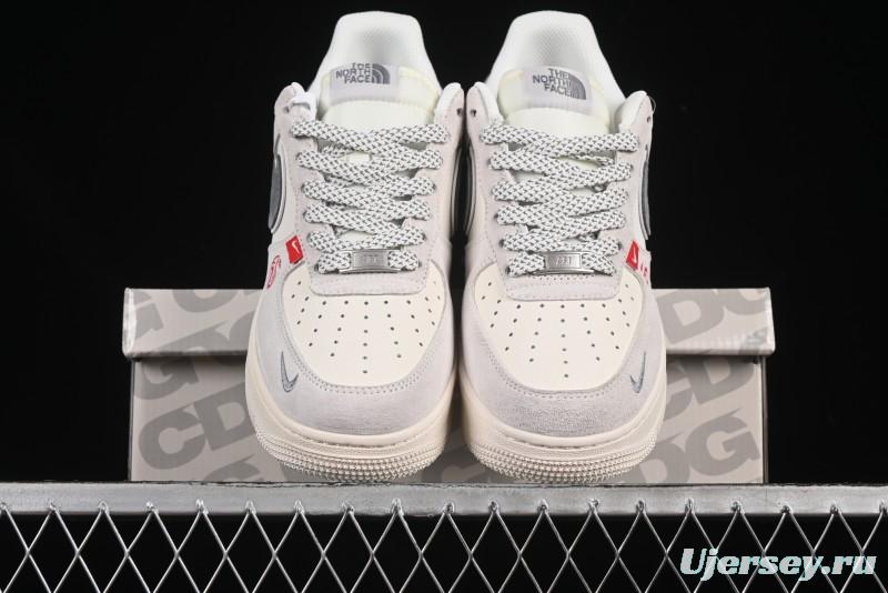 Nike Air Force 1'07 Low The North Face Collaboration Dual-Tone Snake Year Edition Casual Sneakers - YX5066-313