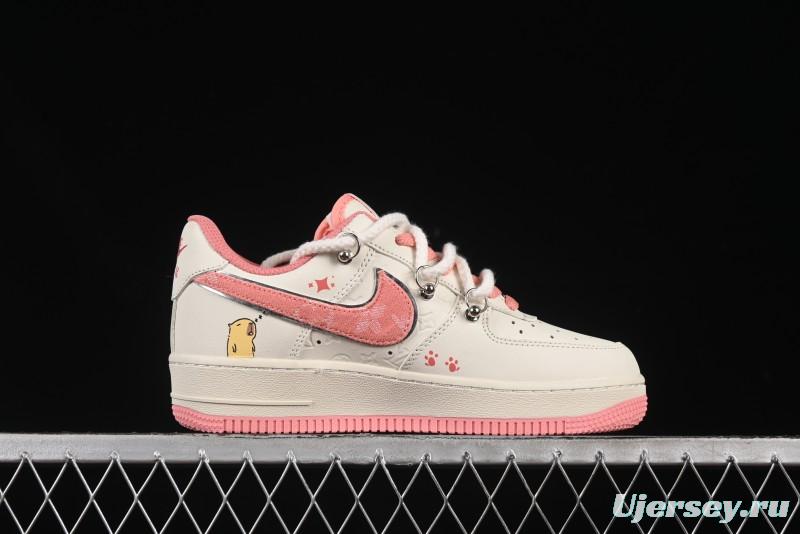 Nike Air Force 1'07 Low x Capybara "Pour milkBape" Casual Sneakers - LV0506-880