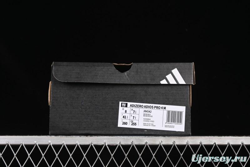 Adidas Adizero Adios 4 Running Shoes Lightweight Breathable Low-Top - JR4542