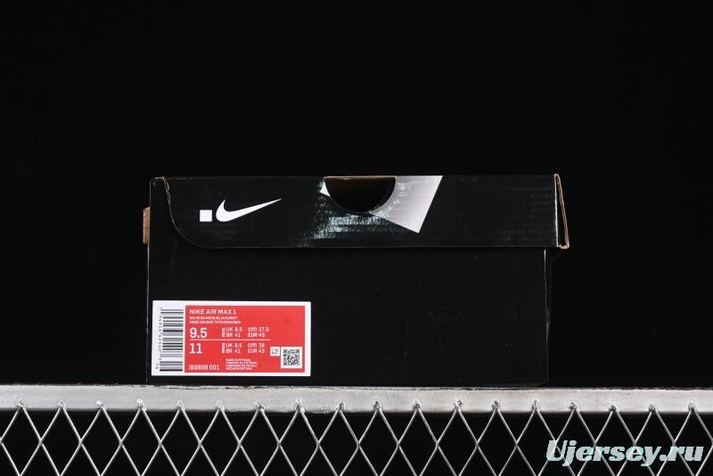 Nike Air Max 1 Retro Running Shoes with Half-Sole Air Cushion - IB9898-001