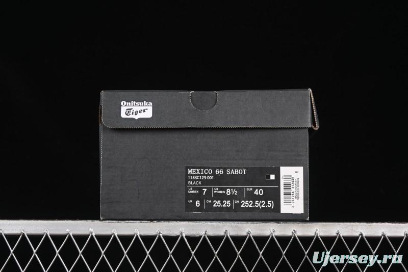 Onitsuka Tiger Mexico 66 Sabot Slip-On Shoes with Breathable Mesh Upper - 1183C123-001