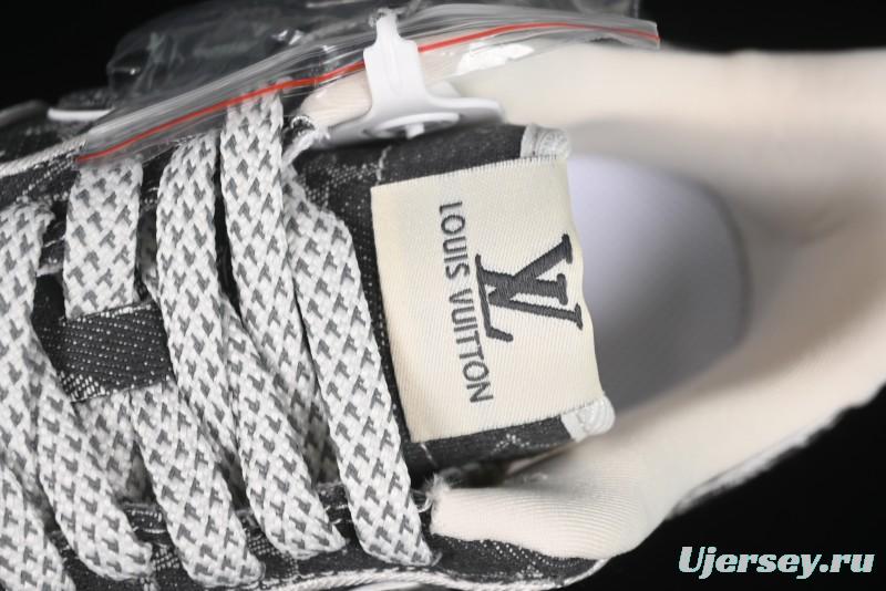 Nike Air Force 1'07 Low LV Collaboration Black Denim Casual Sneakers - SC9207-530