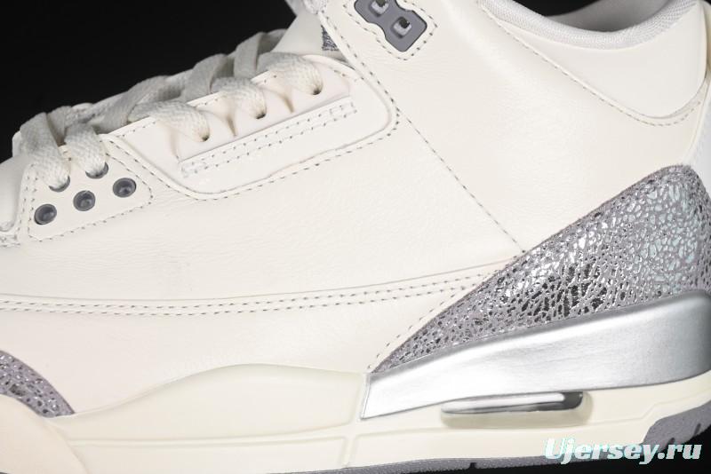 Nike Air Jordan 3 Retro OG Sail Metallic Silver - CK9246-100