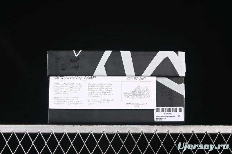 Off-White Be Right Tie-Dye Blue Low-Top Lifestyle Casual Shoes - X.E5