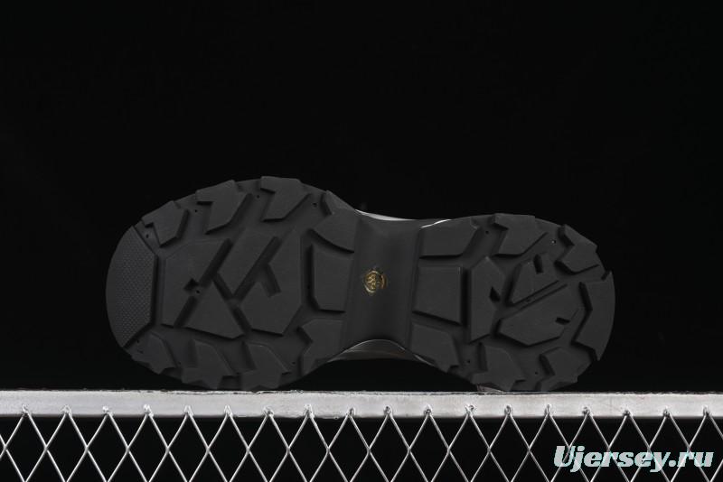 GG-CC 25ss New Platform Chunky Sneakers with 7CM Height Increase and Irregular Design - 668-2 Black