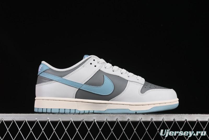 Nike SB Dunk Low Blue Grey Low-Top Casual Skate Shoes - HF5441-001