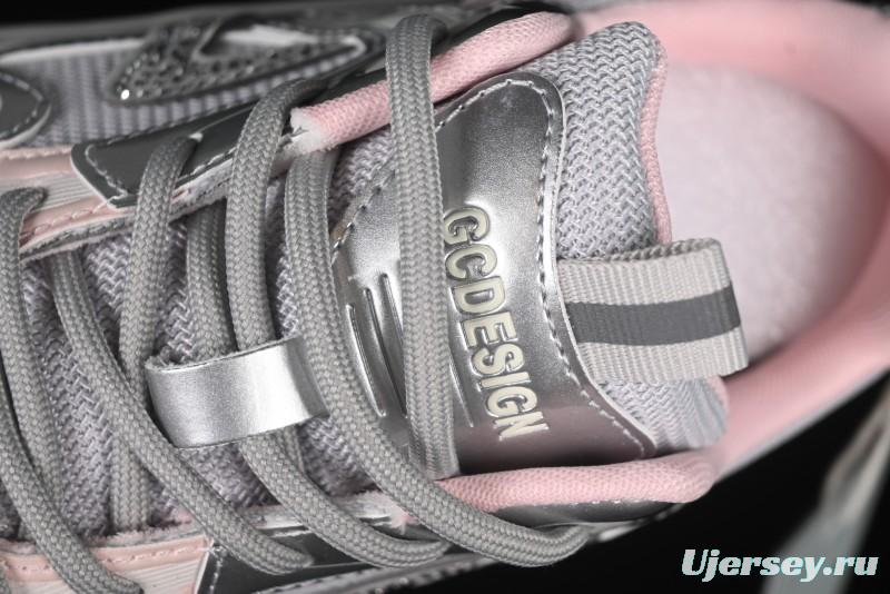 GG-CC 25ss New Platform Chunky Sneakers with 7CM Height Increase and Irregular Design - 668-2 Silver