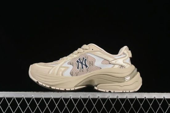 New York Yankees MLB Chunky Curve Runner Monogram Thick Sole Casual Running Shoes - 3ARNSPL5N50SAS