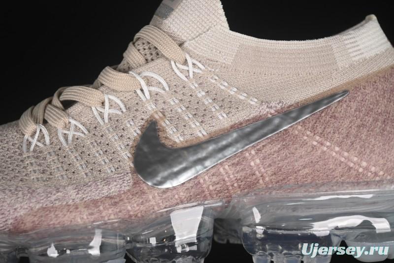 Nike Vapormax Flyknit Breathable Casual Running Shoes with Full-Length Air Cushion - 849557-202