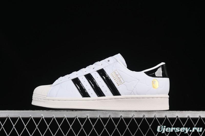Adidas Bape Superstar JR2701 Shell Toe Casual Sneakers - JR2701