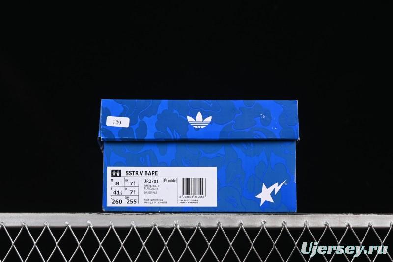 Adidas Bape Superstar JR2701 Shell Toe Casual Sneakers - JR2701