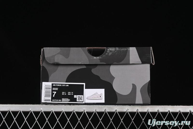 Nike Air Force 1 '07 Low BAPE Collaboration Beige Starry Sky Casual Sneakers - HH7518-065