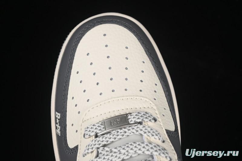 Nike Air Force 1 '07 Low Bape Collaboration Star Swoosh Casual Sneakers - XS1958-570