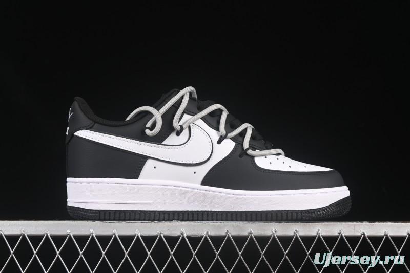 Nike Air Force 1'07 Low Denim Casual Sneakers with Full-Length Air Cushion - ZH0316-071