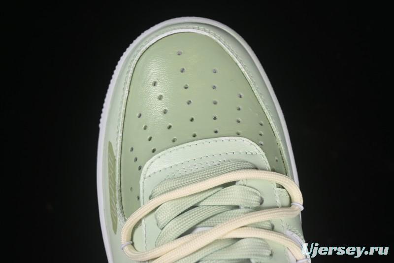 Nike Air Force 1'07 Low "Green Love" 520 Limited Edition Casual Sneakers with Small Green Heart Design - DH2920-111