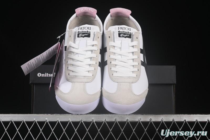 Onitsuka Tiger Mexico 66 Low-Top Leather Sneakers for Casual Running - 1183C380-100