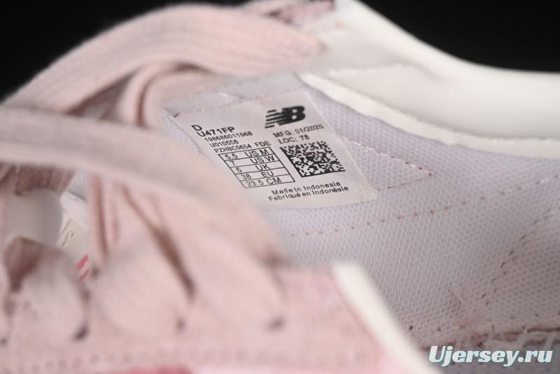 New Balance NB471 Series Fabric and Leather Casual Lifestyle Shoes - U471FP