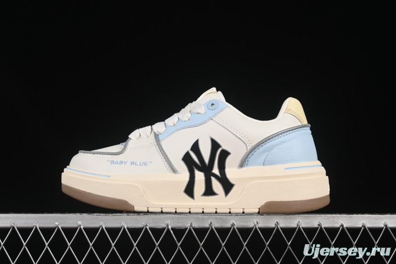 New York Yankees Chunky Liner Mid Denim Monogram Platform Sandals - 3ASXCA12N50IVS