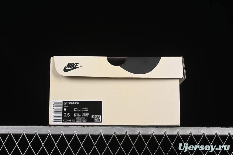 Nike Air Force 1'07 Low Watermelon Red Casual Sneakers with Full-Length Air Cushion - FD7039-600