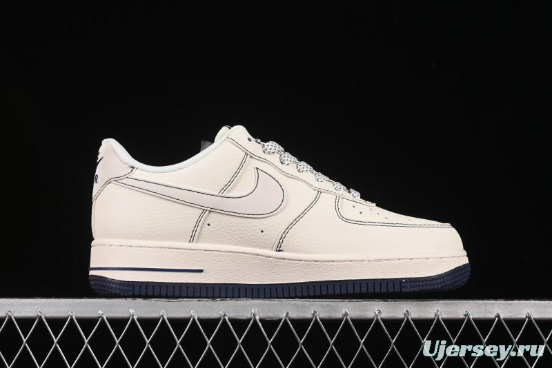 Nike Air Force 1 '07 Low LV Collaboration Black Swoosh Logo Casual Sneakers - XX3168-160
