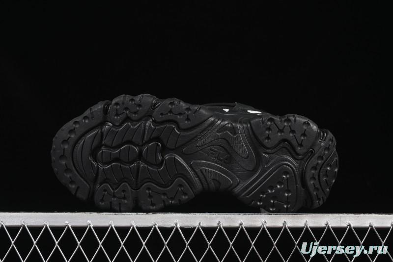 Fila Heritage Fluid Cat Paw 5.0 Retro Dad Shoes with Lace-Up Design - F12M412105FBK