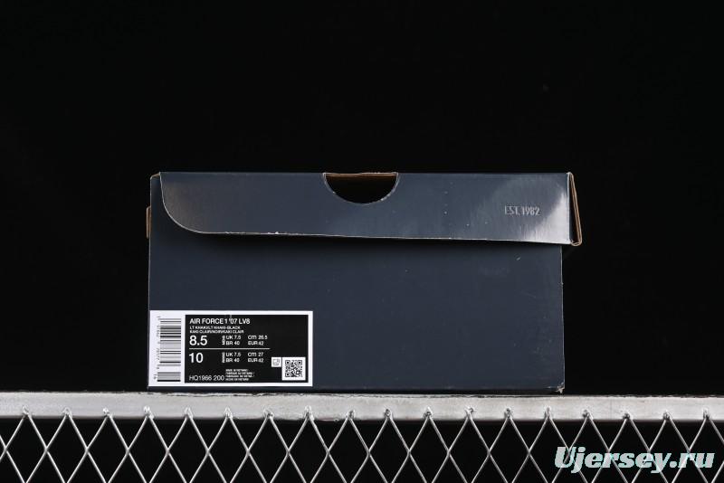 Nike Air Force 1'07 Low Casual Sneakers with Full-Length Air Cushion - HQ1966-200