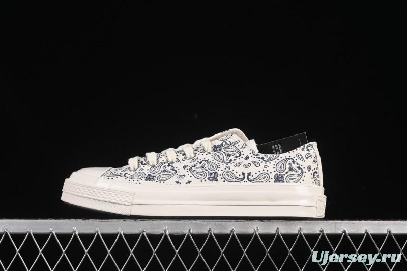 Converse Chuck 1970s Low Top Casual Sneakers with Paisley Pattern - A15752C