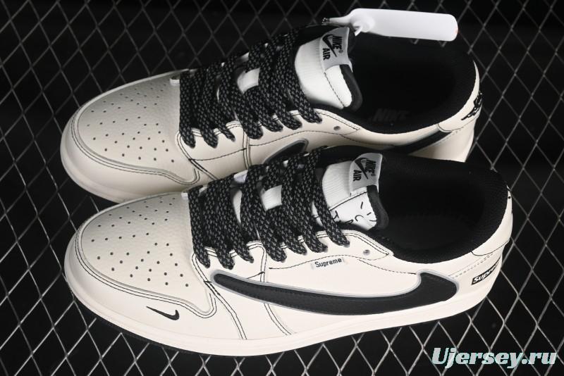 Nike Travis Scott x Fragment Design x Air Jordan 1 Low OG SP Casual Sneakers - DH0223-311