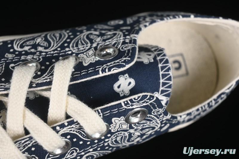 Converse Chuck 1970s Low Top Casual Sneakers with Paisley Pattern - A15751C