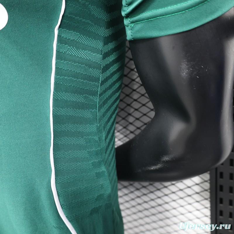 Player Version 25/26 Real Madrid Green with White Trim Jersey