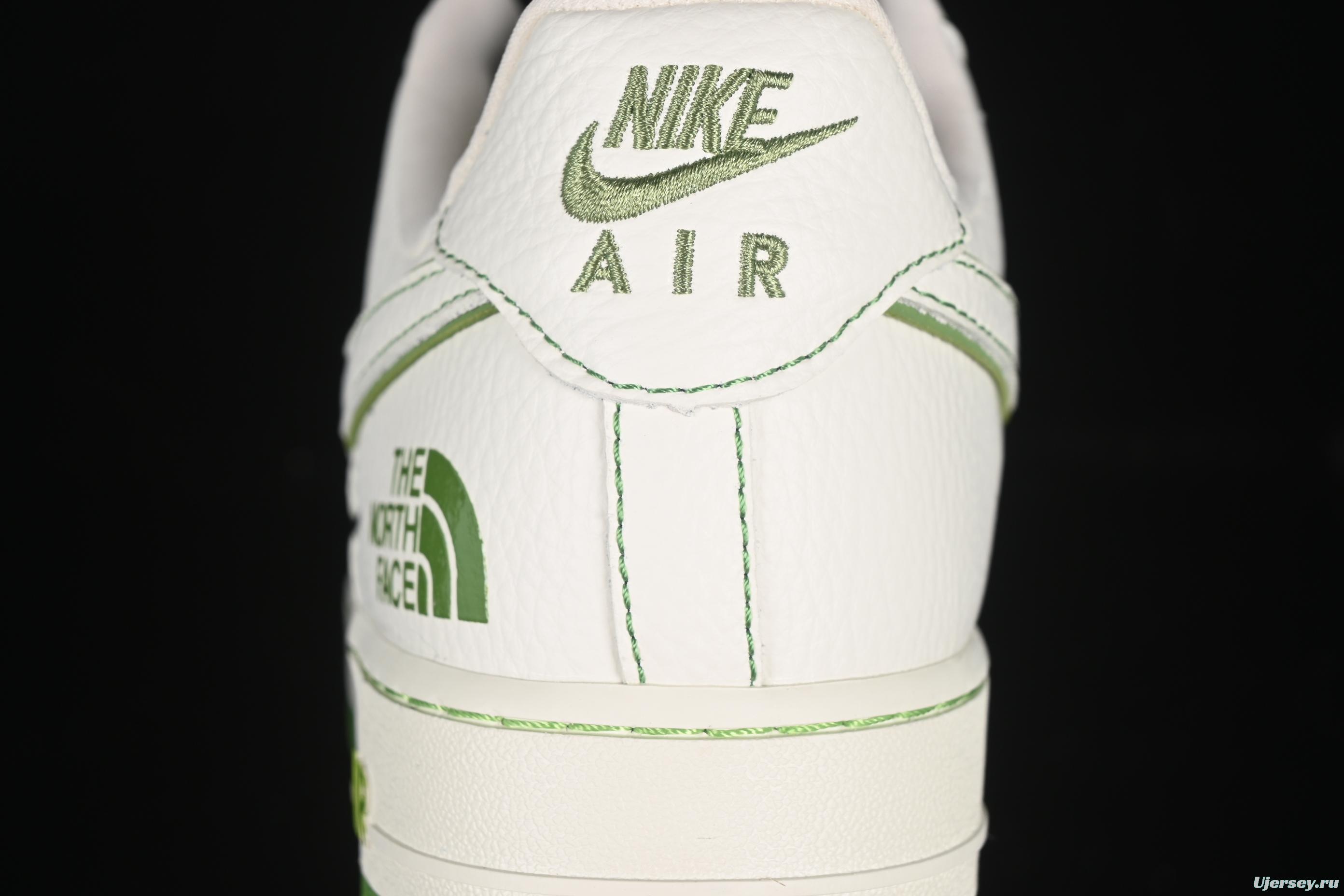 Nike Air Force 1 '07 Low The North Face Collaboration White Black Green Casual Sneakers - SC9207-527