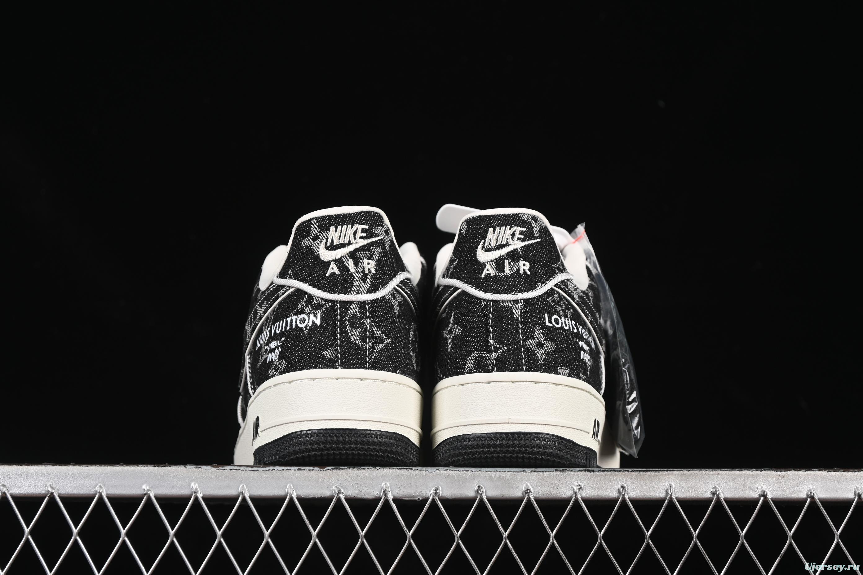 Nike Air Force 1'07 Low LV Collaboration Dark Denim Low-Top Casual Sneakers - SC9207-531