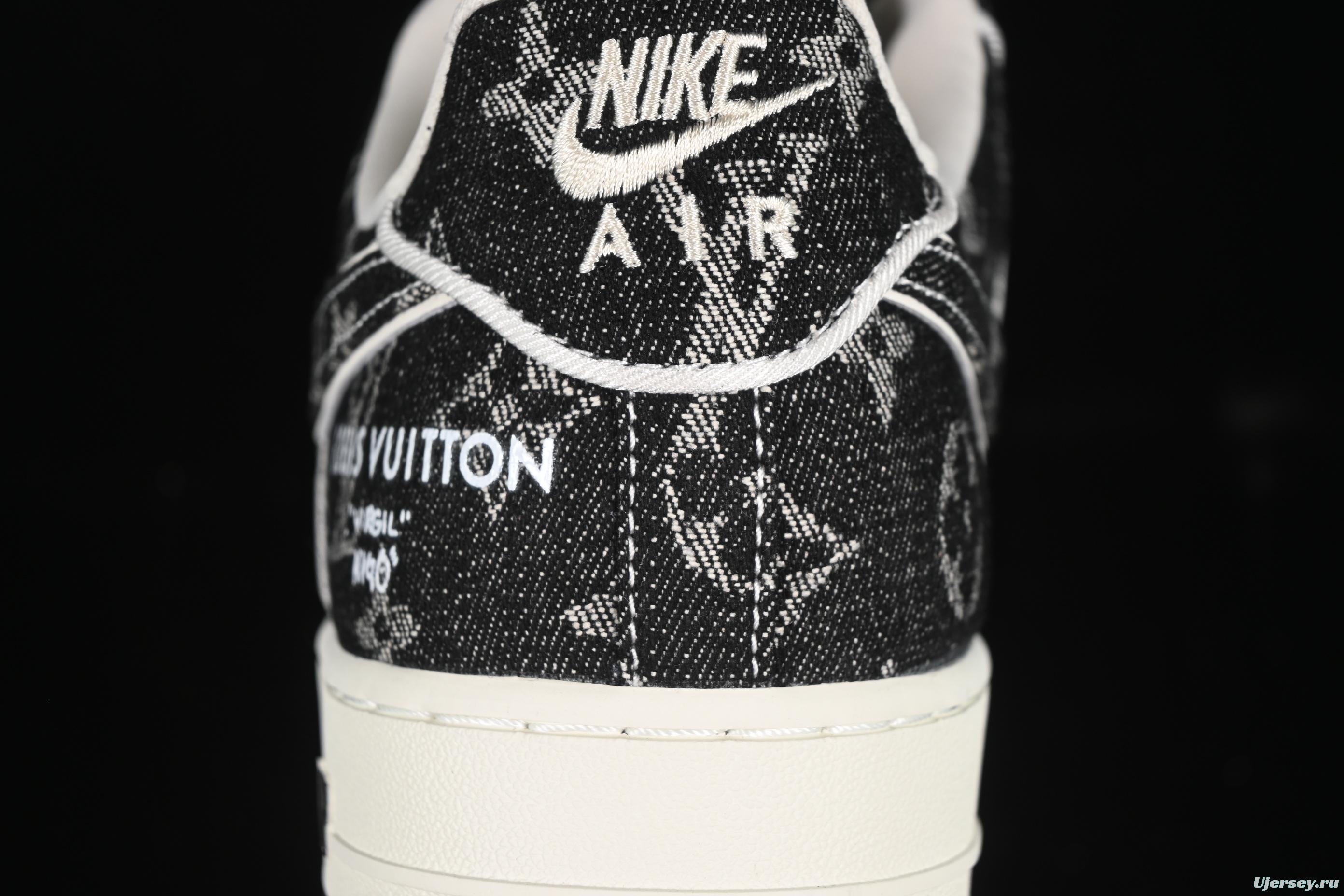 Nike Air Force 1'07 Low LV Collaboration Dark Denim Low-Top Casual Sneakers - SC9207-531