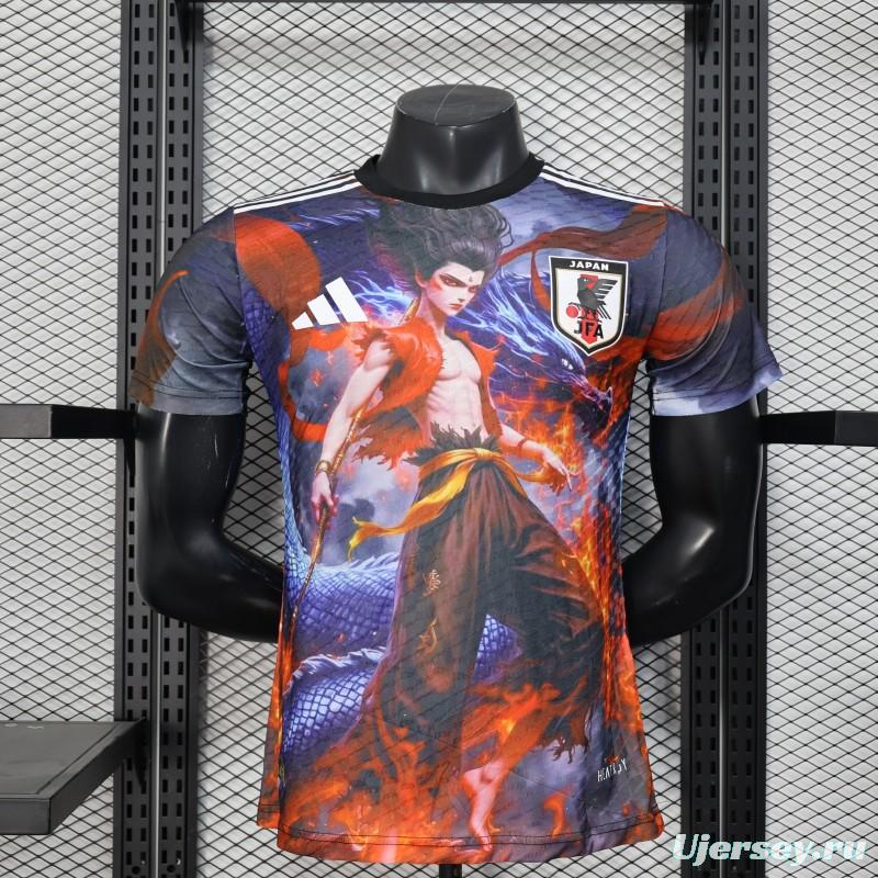 Player Version 2025 Japan Purple with Anime NAZHAI Graphic Jersey