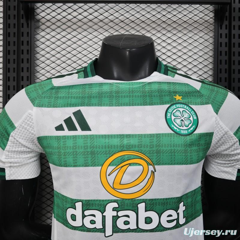 Player Version 25/26 Celtic Home Jersey