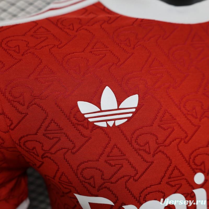 Player Version 25/26 Arsenal Red Pre-Match Special Jersey